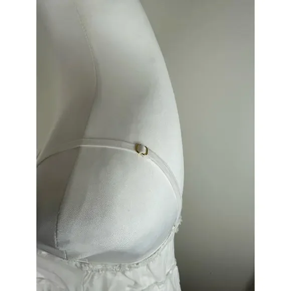 New w/FLAW Show Me Your Mumu Gracie Midi Dress White- Small - Picture 5 of 10